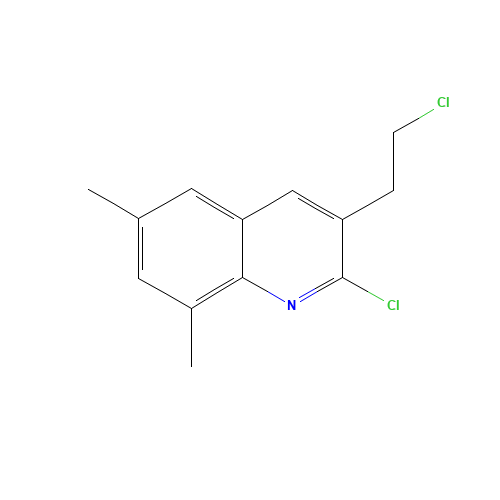 2-chloro-3-(2-chloroethyl)-6,8-dimethylquinoline (CAS: 948294-43-7) - Related Chemical Product