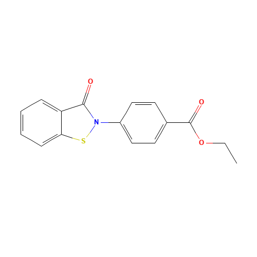 ethyl 4-(3-oxo-1,2-benzothiazol-2-yl)benzoate (CAS: 78471-81-5) - Related Chemical Product