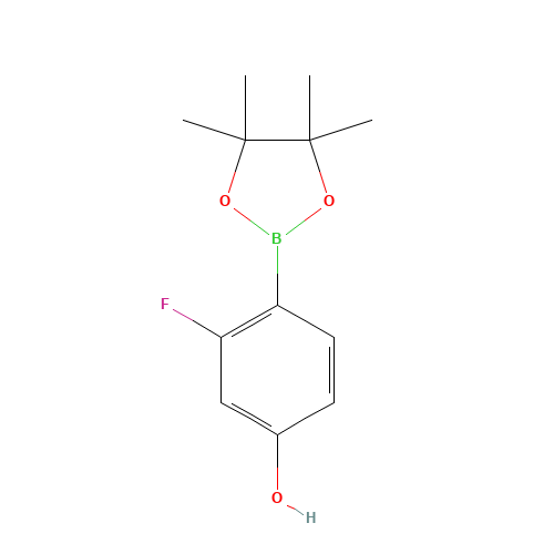 3-fluoro-4-(4,4,5,5-tetramethyl-1,3,2-dioxaborolan-2-yl)phenol (CAS: 1029439-02-8) - Related Chemical Product