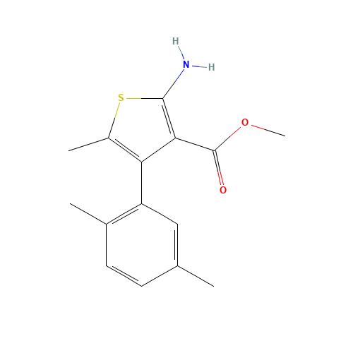 methyl 2-amino-4-(2,5-dimethylphenyl)-5-methylthiophene-3-carboxylate (CAS: 350990-17-9) - Related Chemical Product