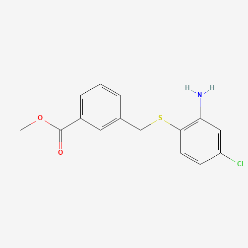 methyl 3-[(2-amino-4-chlorophenyl)sulfanylmethyl]benzoate (CAS: 1094633-02-9) - Related Chemical Product