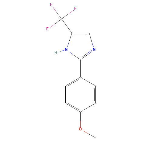 2-(4-methoxyphenyl)-5-(trifluoromethyl)-1H-imidazole (CAS: 33469-37-3) - Related Chemical Product