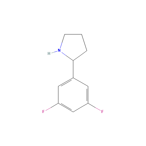 2-(3,5-difluorophenyl)pyrrolidine (CAS: 886503-11-3) - Related Chemical Product