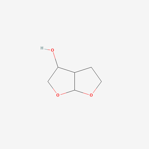 2,3,3a,4,5,6a-hexahydrofuro[2,3-b]furan-4-ol (CAS: 109789-19-7) - Chemical Structure and Molecular Formula 