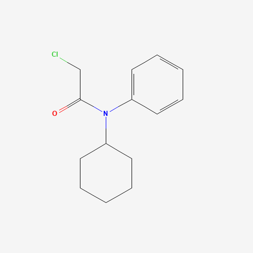 2-chloro-N-cyclohexyl-N-phenylacetamide (CAS: 100721-33-3) - Chemical Structure and Molecular Formula 