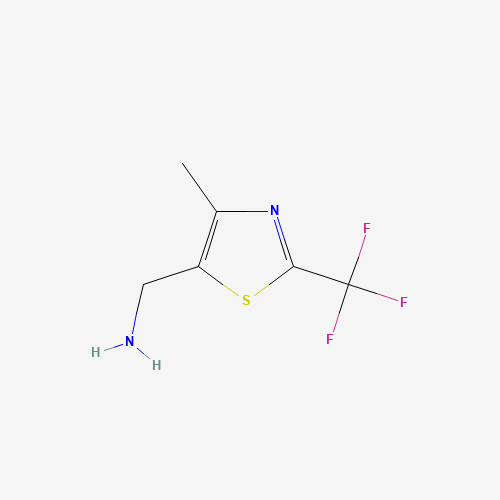 [4-methyl-2-(trifluoromethyl)-1,3-thiazol-5-yl]methanamine (CAS: 1233026-26-0) - Related Chemical Product