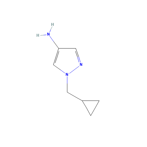 1-(cyclopropylmethyl)pyrazol-4-amine (CAS: 1156169-29-7) - Related Chemical Product