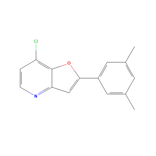7-chloro-2-(3,5-dimethylphenyl)furo[3,2-b]pyridine (CAS: 1360911-24-5) - Related Chemical Product