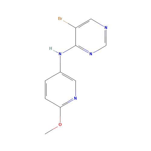 5-bromo-N-(6-methoxypyridin-3-yl)pyrimidin-4-amine (CAS: 1253570-48-7) - Related Chemical Product