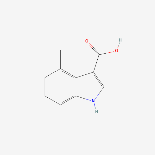 4-methyl-1H-indole-3-carboxylic acid (CAS: 858515-65-8) - Chemical Structure and Molecular Formula 