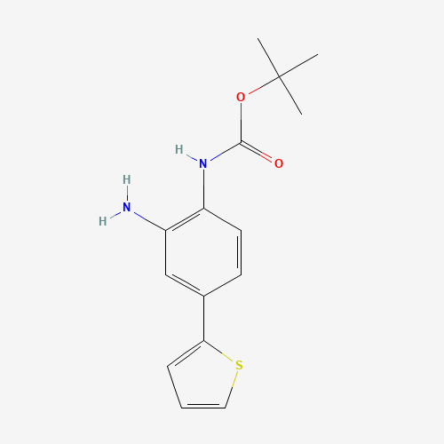 tert-butyl N-(2-amino-4-thiophen-2-ylphenyl)carbamate (CAS: 335255-43-1) - Related Chemical Product