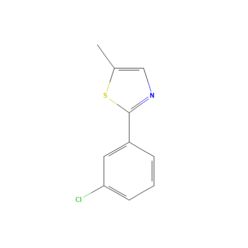 2-(3-chlorophenyl)-5-methyl-1,3-thiazole (CAS: 1314389-89-3) - Related Chemical Product