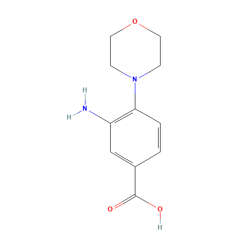 3-amino-4-morpholin-4-ylbenzoic acid (CAS: 26586-19-6) - Related Chemical Product