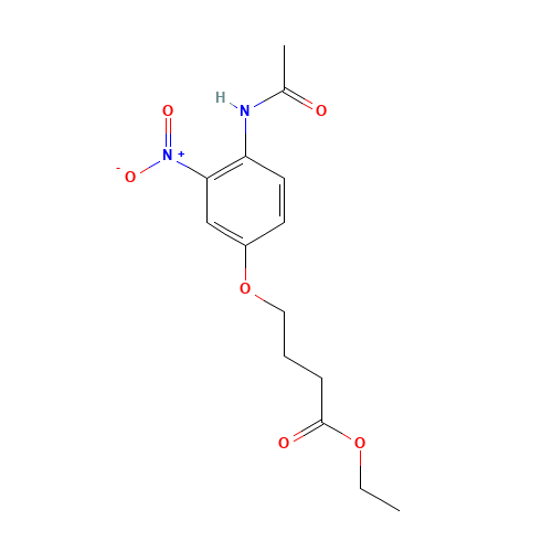 ethyl 4-(4-acetamido-3-nitrophenoxy)butanoate (CAS: 808744-15-2) - Related Chemical Product