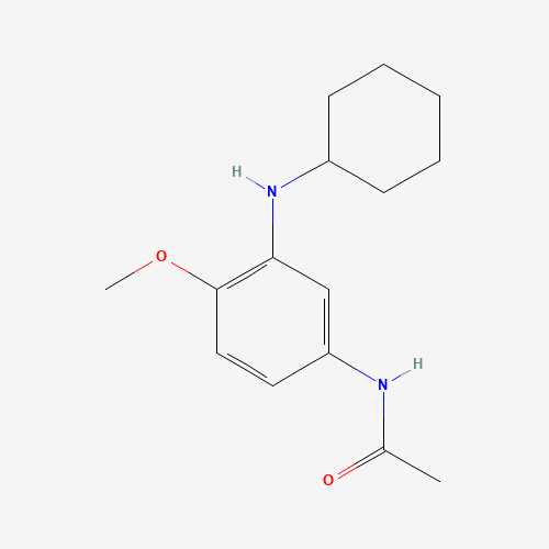 N-[3-(cyclohexylamino)-4-methoxyphenyl]acetamide (CAS: 29633-64-5) - Related Chemical Product