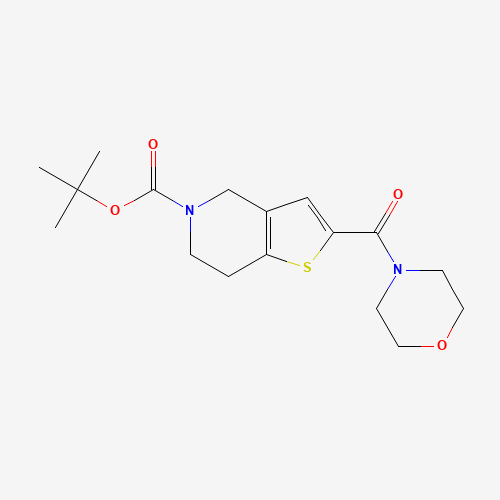 tert-butyl 2-(morpholine-4-carbonyl)-6,7-dihydro-4H-thieno[3,2-c]pyridine-5-carboxylate (CAS: 230301-64-1) - Related Chemical Product