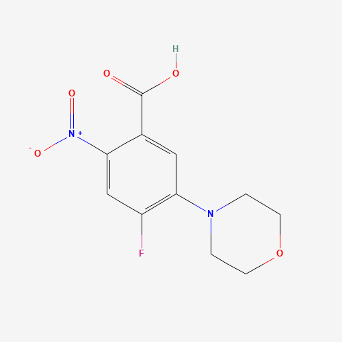 4-fluoro-5-morpholin-4-yl-2-nitrobenzoic acid (CAS: 1033778-62-9) - Related Chemical Product