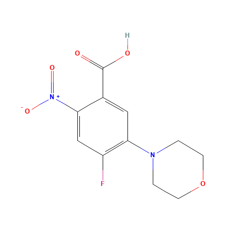 4-fluoro-5-morpholin-4-yl-2-nitrobenzoic acid (CAS: 1033778-62-9) - Related Chemical Product