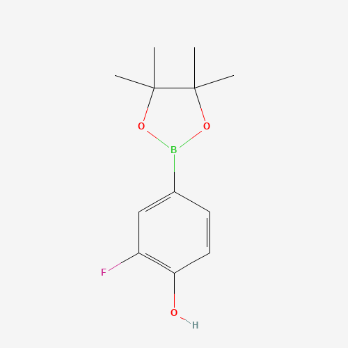 2-fluoro-4-(4,4,5,5-tetramethyl-1,3,2-dioxaborolan-2-yl)phenol (CAS: 760990-08-7) - Related Chemical Product
