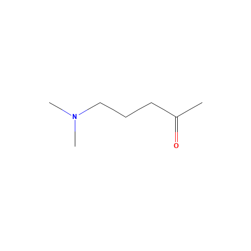 5-(dimethylamino)pentan-2-one (CAS: 43018-61-7) - Chemical Structure and Molecular Formula 