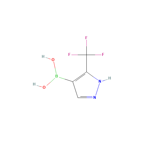 [5-(trifluoromethyl)-1H-pyrazol-4-yl]boronic acid (CAS: 1202054-12-3) - Related Chemical Product