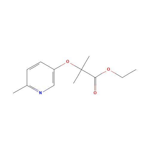 ethyl 2-methyl-2-(6-methylpyridin-3-yl)oxypropanoate (CAS: 605681-86-5) - Related Chemical Product