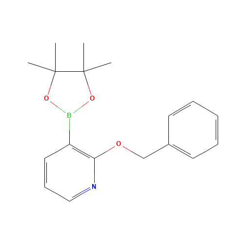 2-phenylmethoxy-3-(4,4,5,5-tetramethyl-1,3,2-dioxaborolan-2-yl)pyridine (CAS: 1073371-81-9) - Related Chemical Product