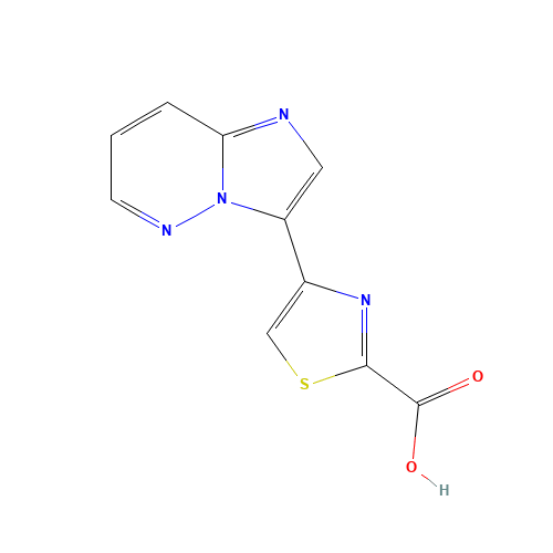 4-imidazo[1,2-b]pyridazin-3-yl-1,3-thiazole-2-carboxylic acid (CAS: 1235545-72-8) - Related Chemical Product