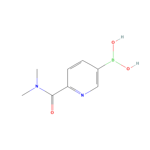 [6-(dimethylcarbamoyl)pyridin-3-yl]boronic acid (CAS: 1006876-23-8) - Related Chemical Product