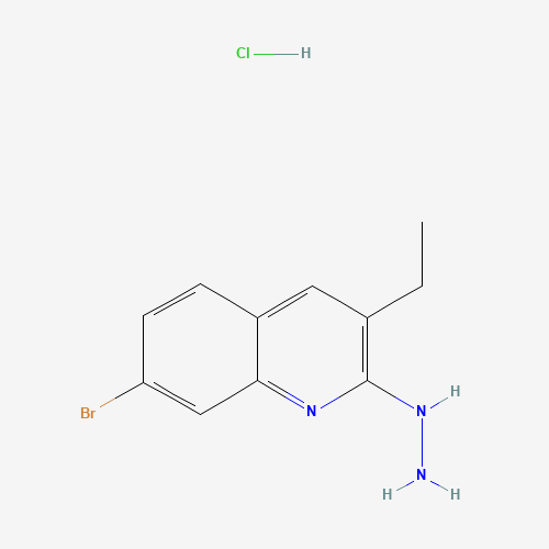 (7-bromo-3-ethylquinolin-2-yl)hydrazine;hydrochloride (CAS: 1017361-49-7) - Related Chemical Product
