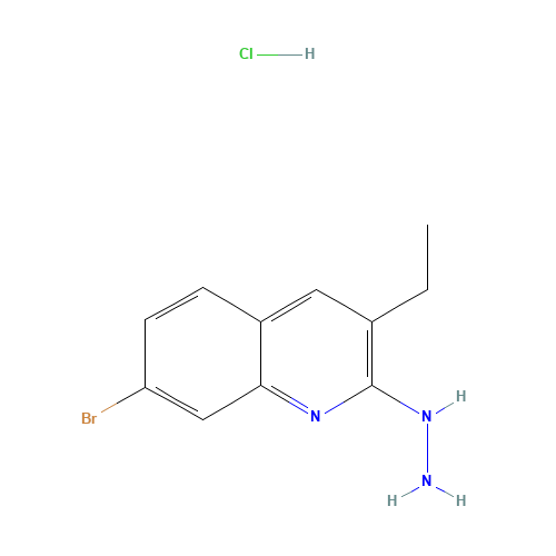 (7-bromo-3-ethylquinolin-2-yl)hydrazine;hydrochloride (CAS: 1017361-49-7) - Related Chemical Product
