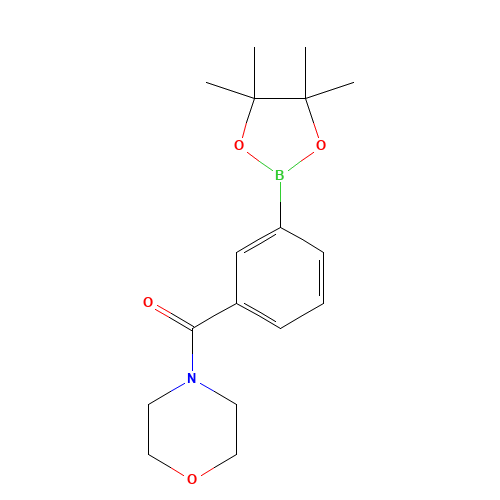 morpholin-4-yl-[3-(4,4,5,5-tetramethyl-1,3,2-dioxaborolan-2-yl)phenyl]methanone (CAS: 1036991-25-9) - Related Chemical Product