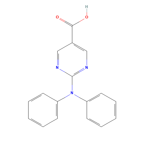 2-(N-phenylanilino)pyrimidine-5-carboxylic acid (CAS: 1316216-06-4) - Related Chemical Product