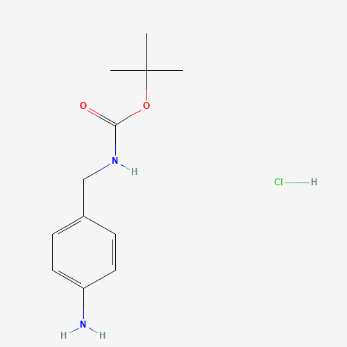 tert-butyl N-[(4-aminophenyl)methyl]carbamate;hydrochloride (CAS: 174959-54-7) - Related Chemical Product