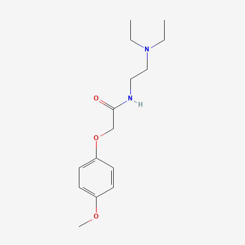 N-[2-(diethylamino)ethyl]-2-(4-methoxyphenoxy)acetamide (CAS: 1227-61-8) - Related Chemical Product
