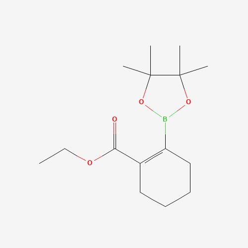 ethyl 2-(4,4,5,5-tetramethyl-1,3,2-dioxaborolan-2-yl)cyclohexene-1-carboxylate (CAS: 497959-39-4) - Related Chemical Product