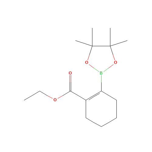 ethyl 2-(4,4,5,5-tetramethyl-1,3,2-dioxaborolan-2-yl)cyclohexene-1-carboxylate (CAS: 497959-39-4) - Related Chemical Product