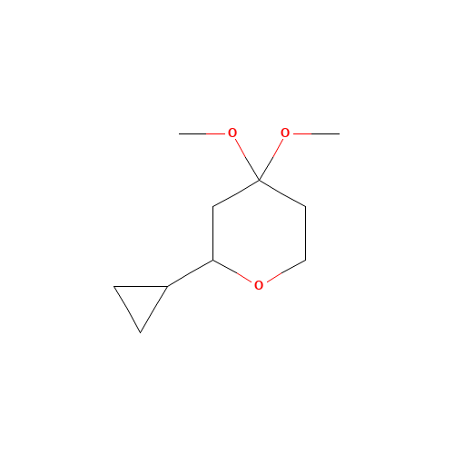 2-cyclopropyl-4,4-dimethoxyoxane (CAS: 1412810-16-2) - Related Chemical Product