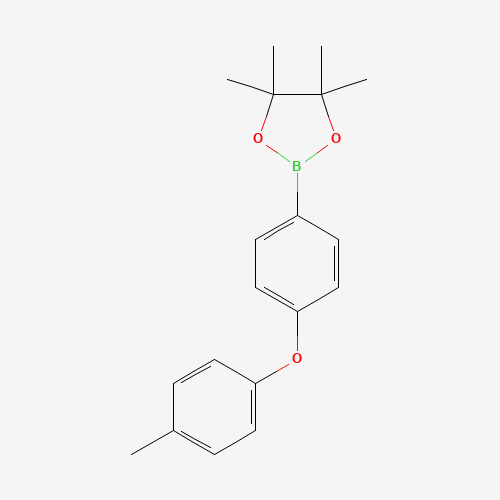 4,4,5,5-tetramethyl-2-[4-(4-methylphenoxy)phenyl]-1,3,2-dioxaborolane (CAS: 1358754-78-5) - Related Chemical Product