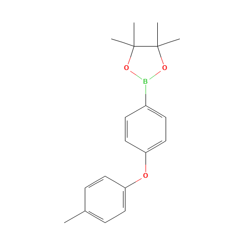 4,4,5,5-tetramethyl-2-[4-(4-methylphenoxy)phenyl]-1,3,2-dioxaborolane (CAS: 1358754-78-5) - Related Chemical Product