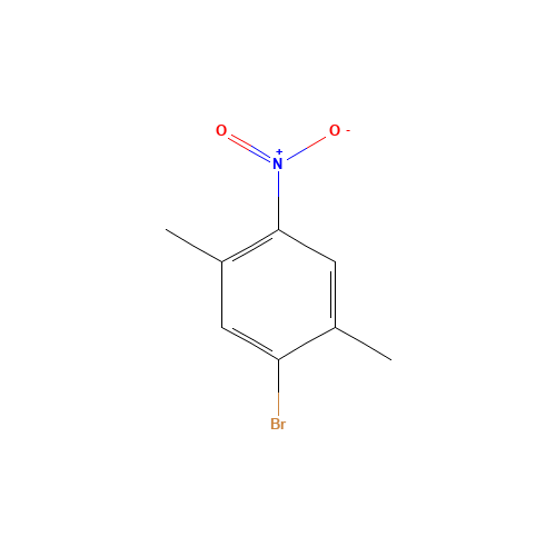 1-bromo-2,5-dimethyl-4-nitrobenzene (CAS: 15540-81-5) - Chemical Structure and Molecular Formula 