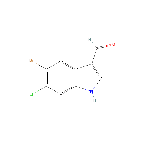 5-bromo-6-chloro-1H-indole-3-carbaldehyde (CAS: 1467059-87-5) - Related Chemical Product