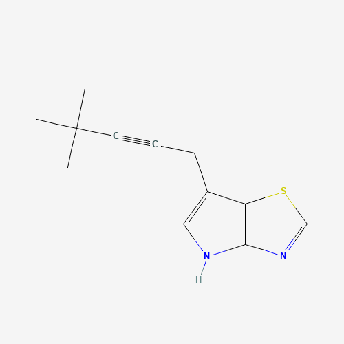 6-(4,4-dimethylpent-2-ynyl)-4H-pyrrolo[2,3-d][1,3]thiazole (CAS: 1312363-11-3) - Related Chemical Product