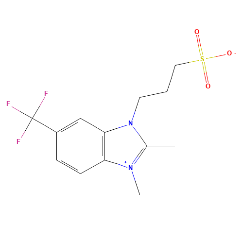 3-[2,3-dimethyl-6-(trifluoromethyl)benzimidazol-3-ium-1-yl]propane-1-sulfonate (CAS: 63815-85-0) - Related Chemical Product