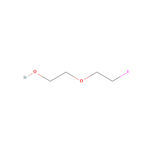 2-(2-iodoethoxy)ethanol (CAS: 130536-69-5) - Chemical Structure and Molecular Formula 