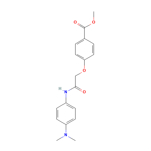 methyl 4-[2-[4-(dimethylamino)anilino]-2-oxoethoxy]benzoate (CAS: 852980-77-9) - Related Chemical Product