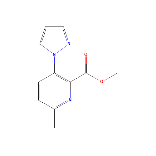 methyl 6-methyl-3-pyrazol-1-ylpyridine-2-carboxylate (CAS: 1228188-34-8) - Related Chemical Product