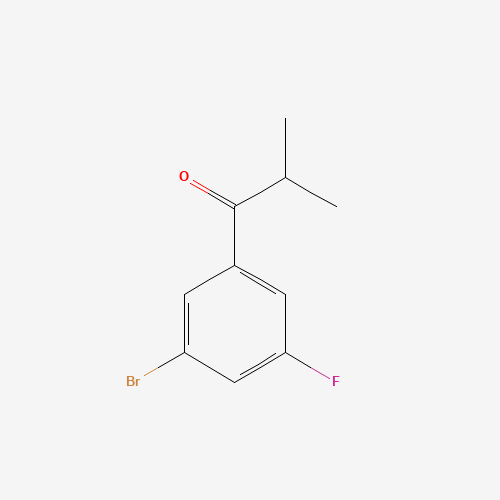 1-(3-bromo-5-fluorophenyl)-2-methylpropan-1-one (CAS: 1147871-74-6) - Related Chemical Product