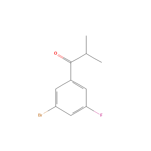 1-(3-bromo-5-fluorophenyl)-2-methylpropan-1-one (CAS: 1147871-74-6) - Related Chemical Product
