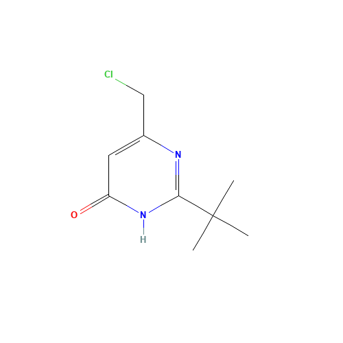 2-tert-butyl-6-(chloromethyl)-1H-pyrimidin-4-one (CAS: 94171-08-1) - Related Chemical Product